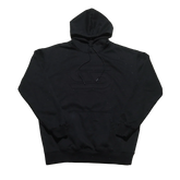 Black Embossed Hoodie
