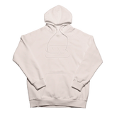 Cream Embossed Hoodie