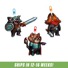 PIXEL CUPS x Emongg: Acrylic Keychain Set