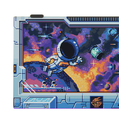 PIXEL CUPS : Astro Lounge RGB Mousepad