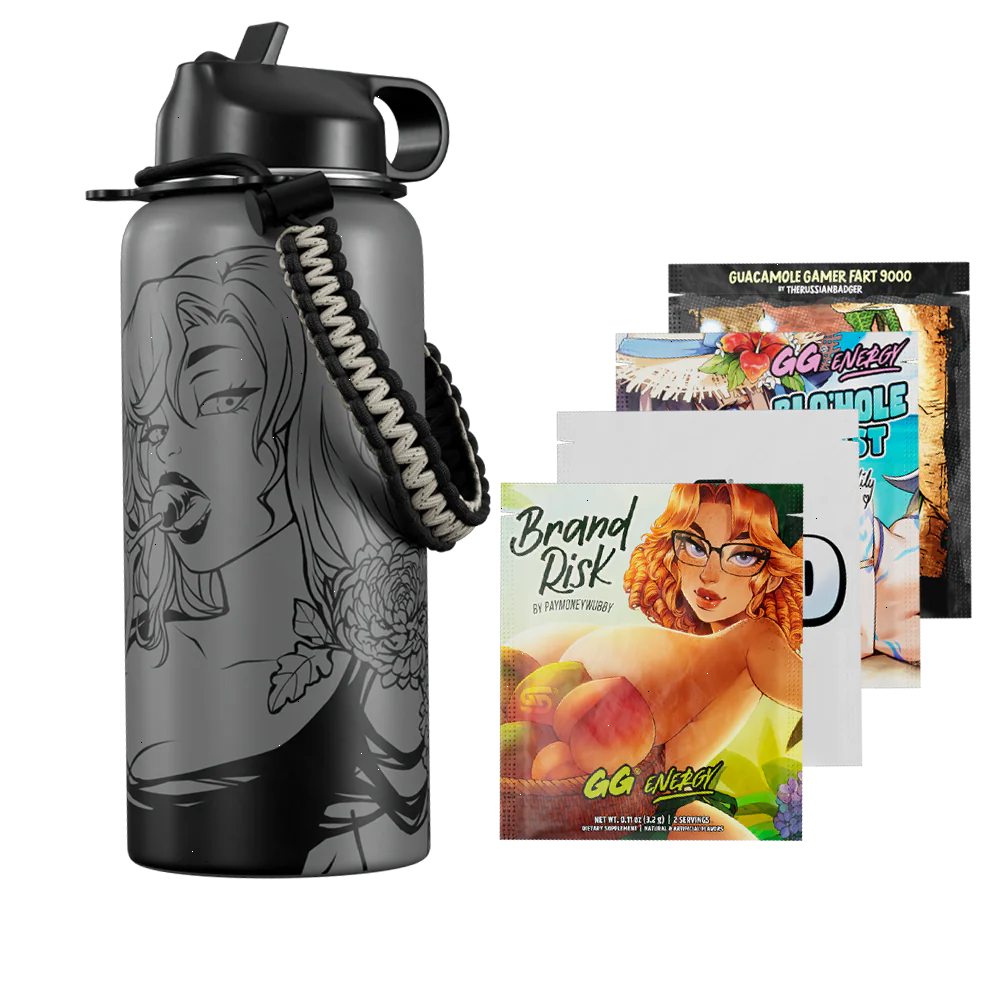 Waifu Jugs x PaymoneyWubby: Linework Metal Jug