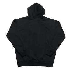 Black Embossed Hoodie