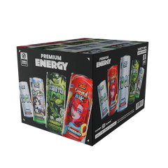 GG® Sugar Free Premium Energy - Variety Pack (12 Cans)