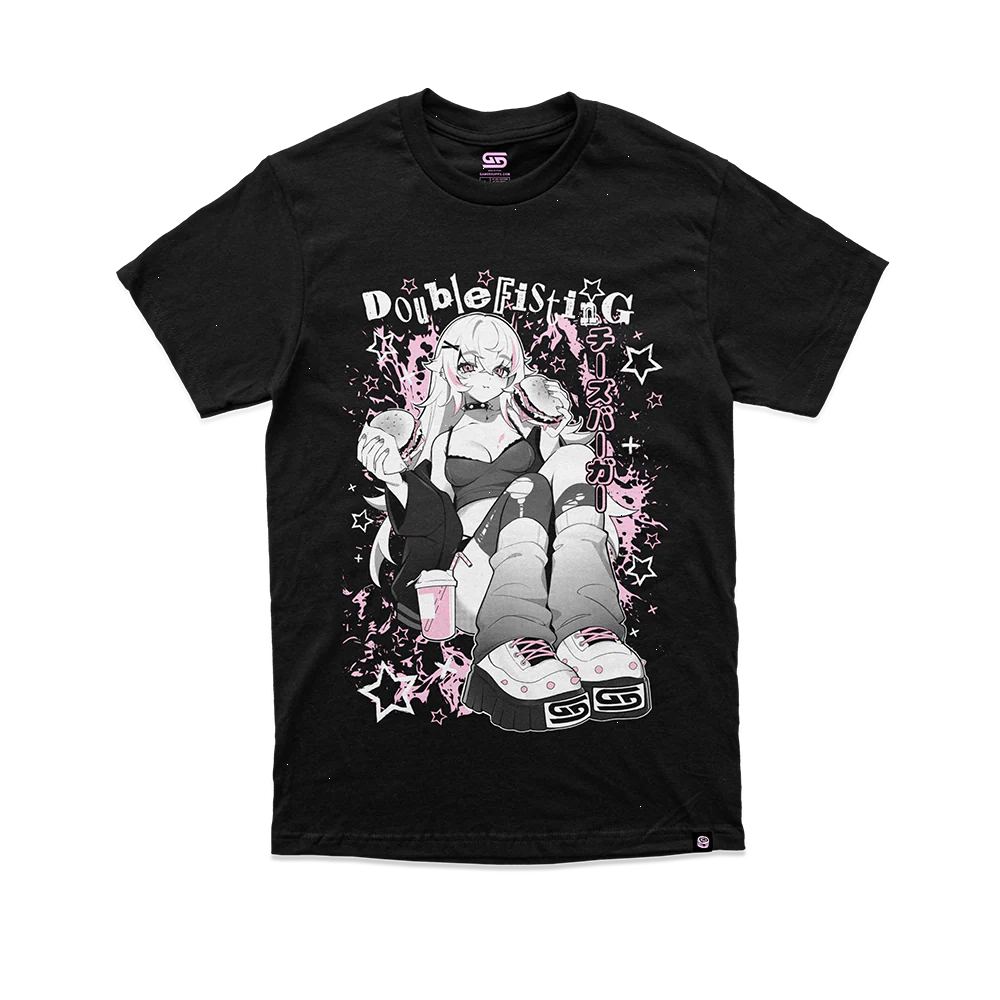 Waifu Shirt: Double Fisting