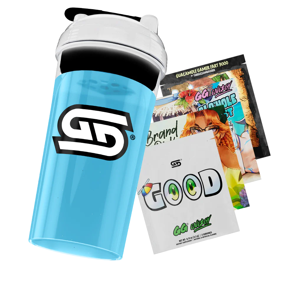 24oz Gamer Supps Shaker Clear - 1